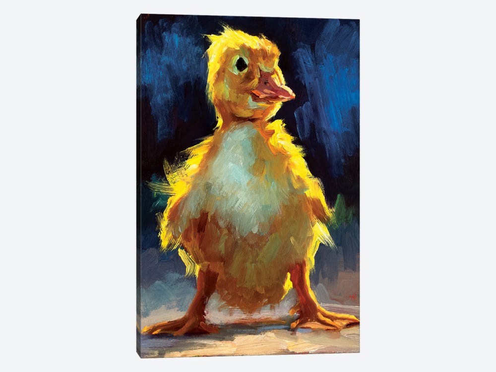 Dapper Duckling by Cheri Christensen 1-piece Canvas Wall Art