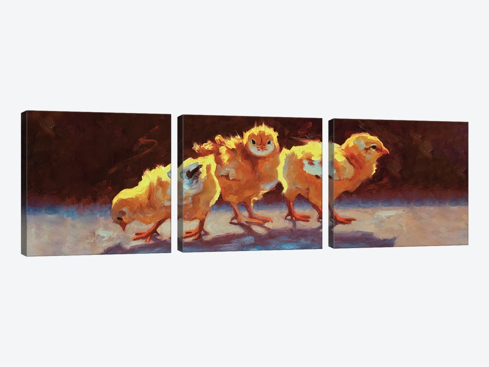 This Way And That by Cheri Christensen 3-piece Canvas Wall Art