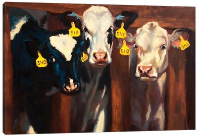 Milk Maidens Canvas Art Print - Cheri Christensen