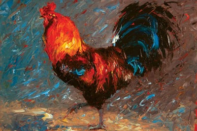 Struttin' In Luckenbach by Cheri Christensen gallery poster