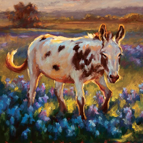 Golden Hour Animals: Tiptoe, Through The Tulips by Cheri Christensen