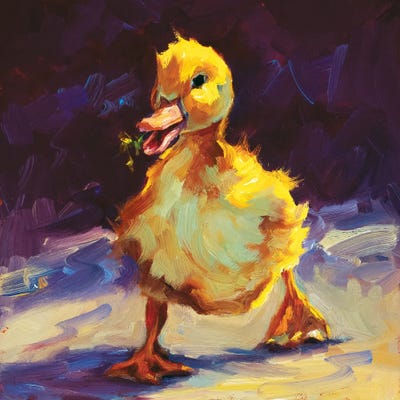 Canvas　Duckling　Christensen　by　Cheri　Art　Fuzzy　iCanvas