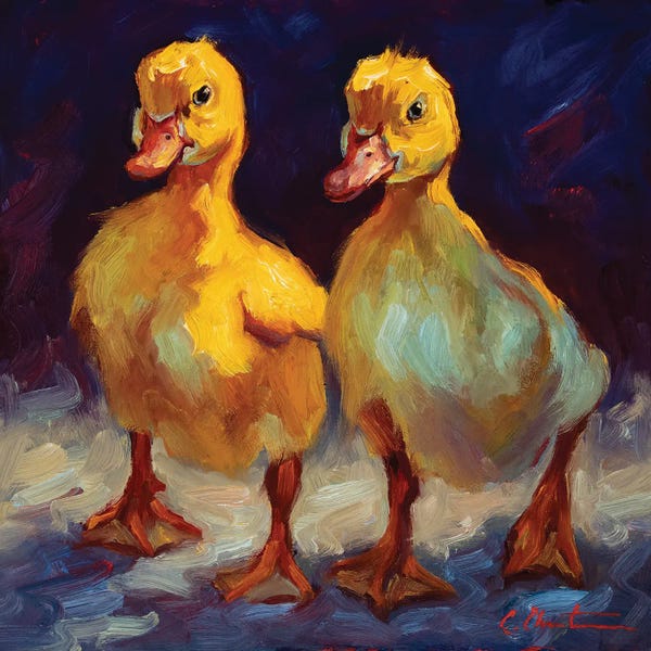 Golden Hour Animals: Duckling Double by Cheri Christensen