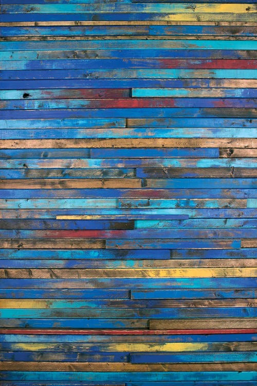 Multicolor Wood Slat by Jae Landow wall art