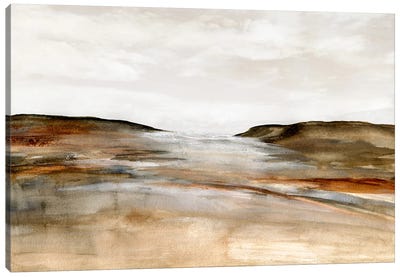 Tan Desert Watercolors Canvas Art Print - Jae Landow