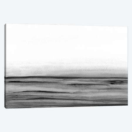 Black White Minimalist Seascape Canvas Print #CCV41} by Jae Landow Art Print