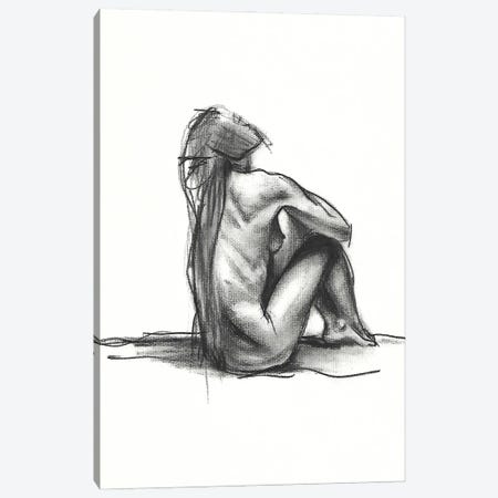 Female Figure Study II Canvas Print #CCV48} by Jae Landow Canvas Art Print