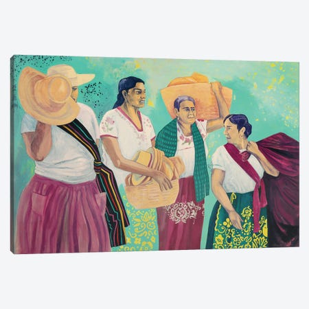 Mujeres De Jarácuaro Canvas Print #CCZ24} by Christophe Carlier Canvas Art