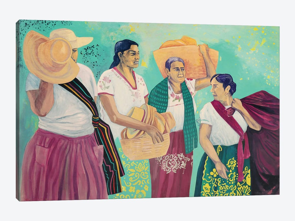 Mujeres De Jarácuaro by Christophe Carlier 1-piece Canvas Art