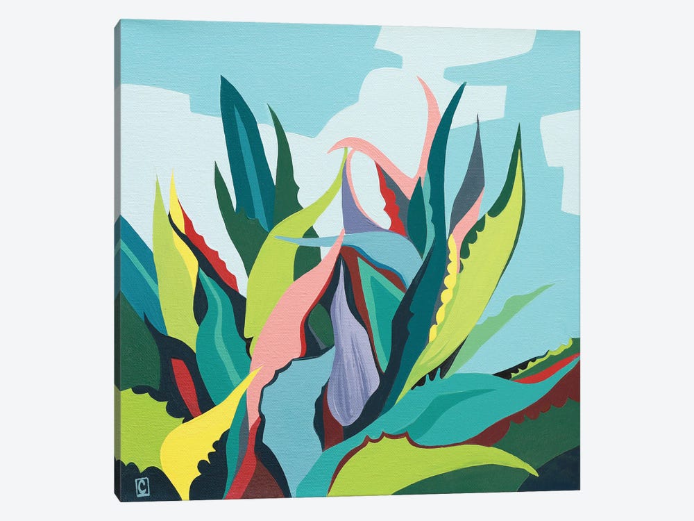 Maguey Plant In Summer by Christophe Carlier 1-piece Canvas Artwork