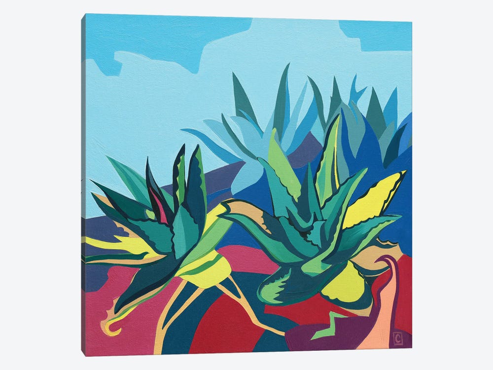 Crazy Aloe by Christophe Carlier 1-piece Canvas Wall Art