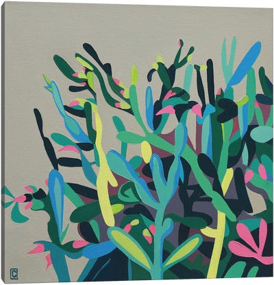 Nopal Shapes Canvas Art Print - Christophe Carlier