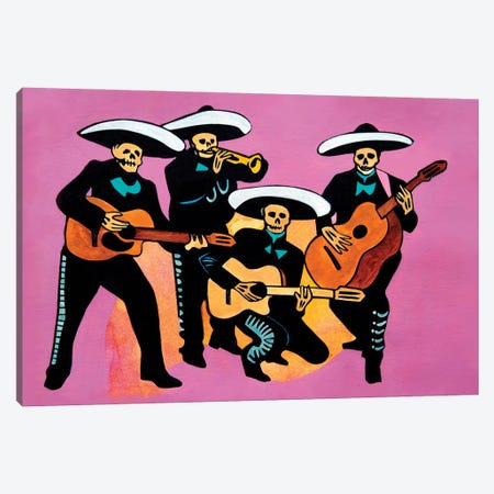 Mexican Mariachis Canvas Print #CCZ56} by Christophe Carlier Canvas Print