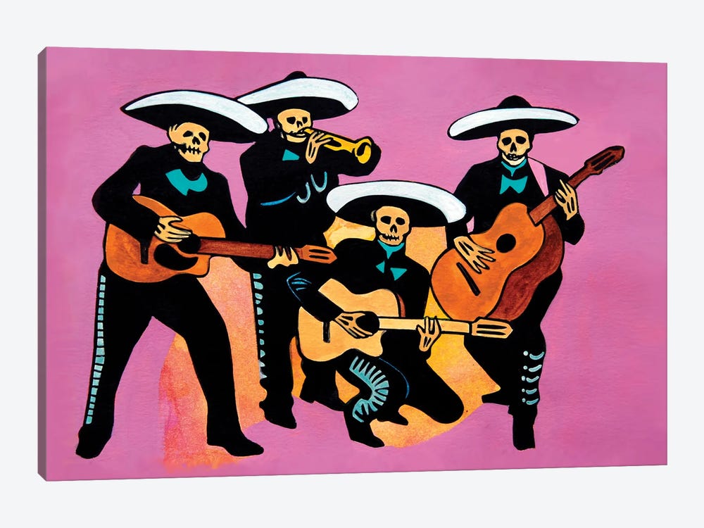 Mexican Mariachis by Christophe Carlier 1-piece Art Print