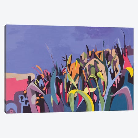 The Corn Field Canvas Print #CCZ61} by Christophe Carlier Canvas Art Print