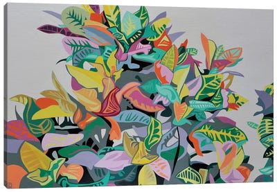 Leaf Composition Canvas Art Print - Christophe Carlier