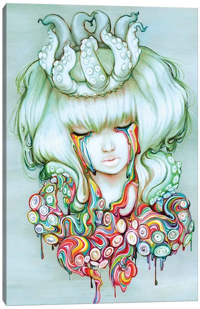 The Dream Melt Canvas Art Print - Octopi