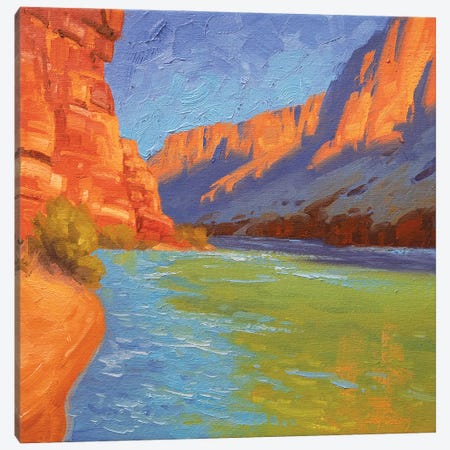 Study For Sun And Sandstone Canvas Print #CDG38} by Cody DeLong Canvas Wall Art