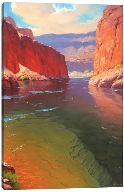 Depths Of The Canyon Canvas Art Print - Western Décor
