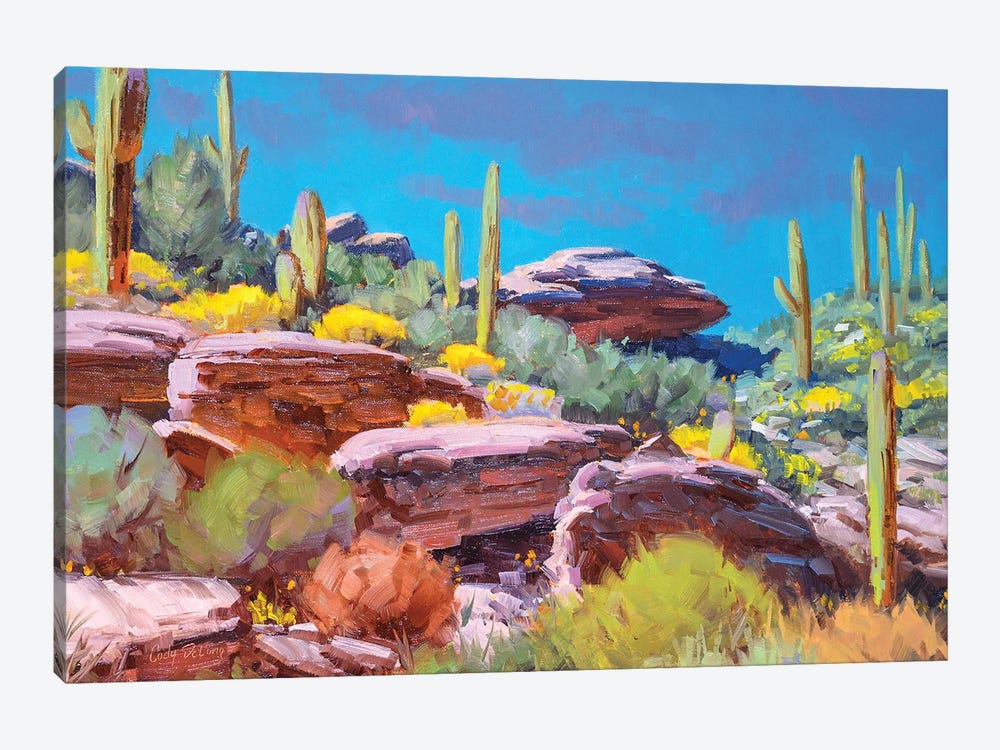 Desert Bloom by Cody DeLong 1-piece Canvas Art