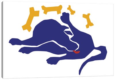 Matisse Dog Canvas Art Print