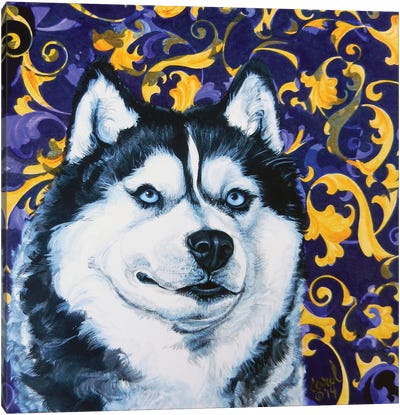 Playful Pup IV Canvas Art Print