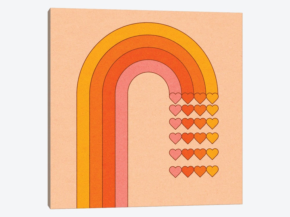 Sweetheart Rainbow by Circa 78 Designs 1-piece Canvas Wall Art