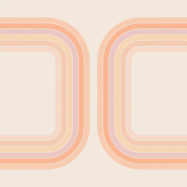 '70s Aesthetic: Tangerine Tunnel by Circa 78 Designs