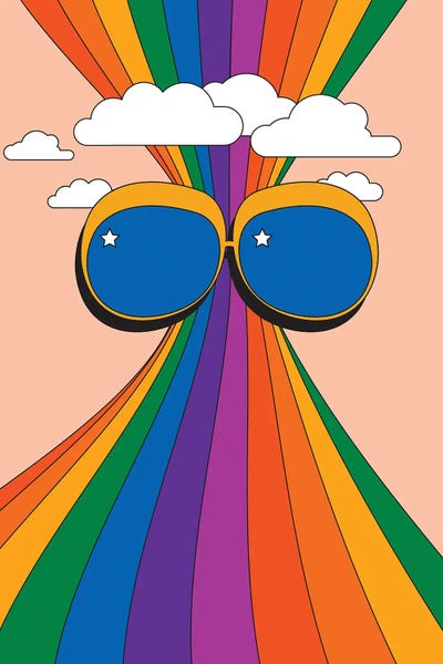 Rainbows: Star Shades by Circa 78 Designs