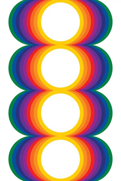 Colorful Abstracts: Rainbow Globes by Circa 78 Designs