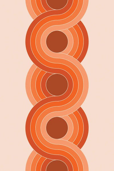 Circular Abstract: Red Rock Chain by Circa 78 Designs