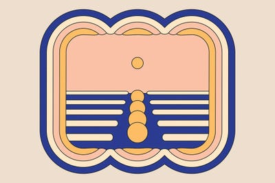 Cycles by Circa 78 Designs multi panel art