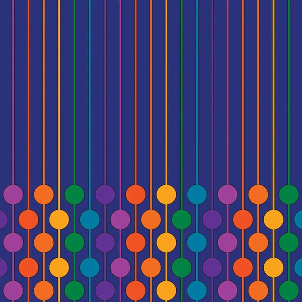 Colorful Abstracts: Boardwalk Sixlet by Circa 78 Designs