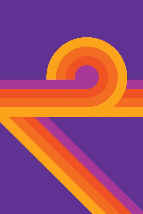 Purple Looper by Circa 78 Designs wall art