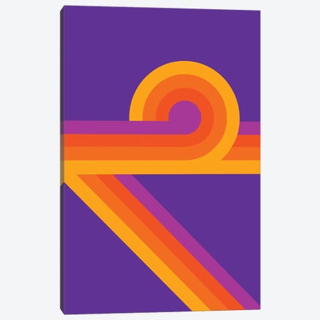 Purple Looper Canvas Print #CDN121} by Circa 78 Designs Art Print