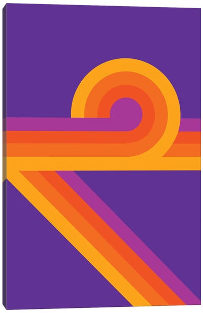 Purple Looper Canvas Art Print - Circa 78 Designs