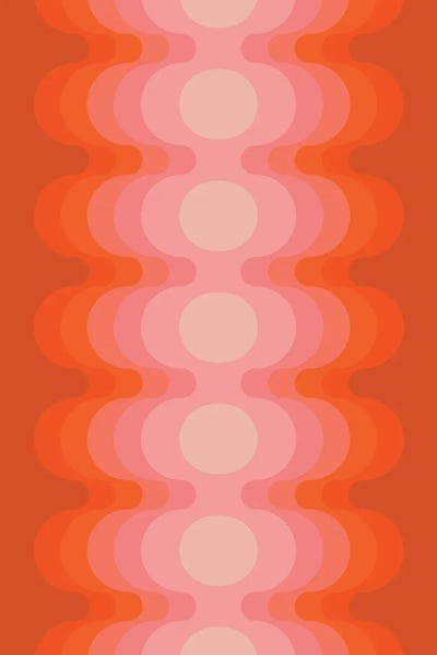 Vintage & Retro Bedroom: Strawberry Echo Out by Circa 78 Designs