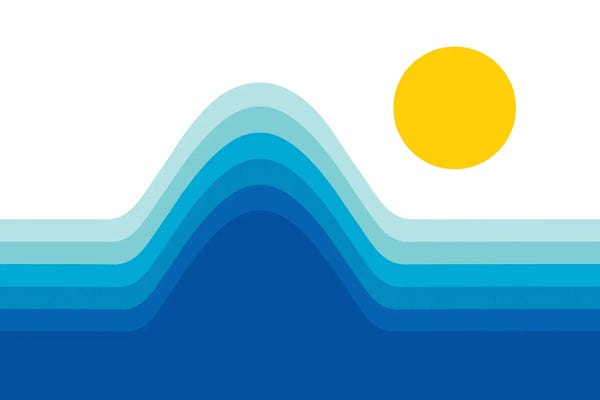 '70s Aesthetic: Ocean Horizon by Circa 78 Designs