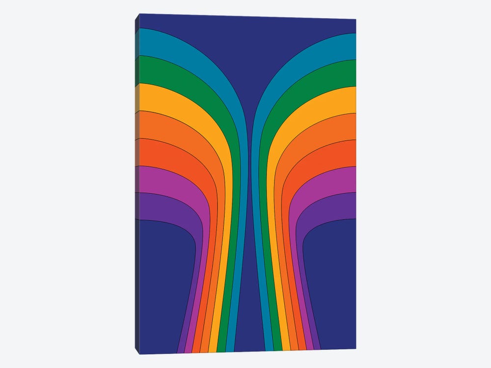 Rainbow Wing by Circa 78 Designs 1-piece Canvas Print