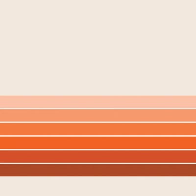 Red Rock Spring Stripes by Circa 78 Designs art print