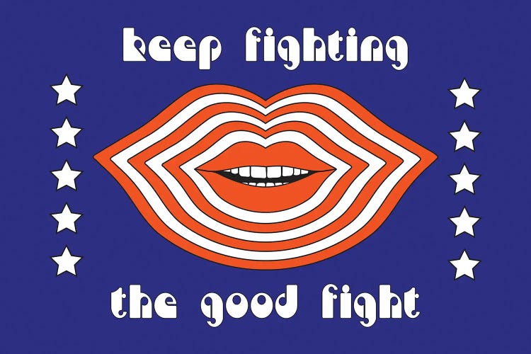 Keep Fighting by Circa 78 Designs wall art