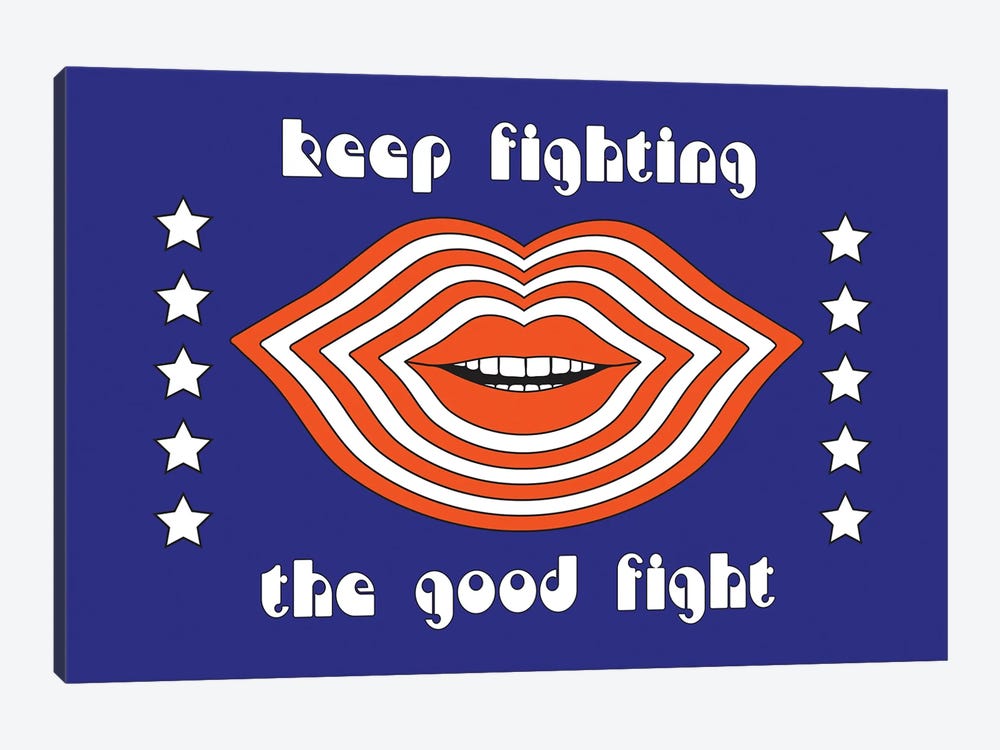 Keep Fighting by Circa 78 Designs 1-piece Canvas Wall Art