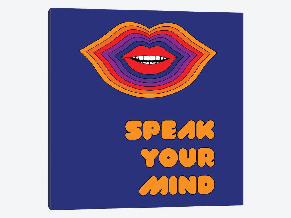 Speak Your Mind by Circa 78 Designs 1-piece Canvas Artwork