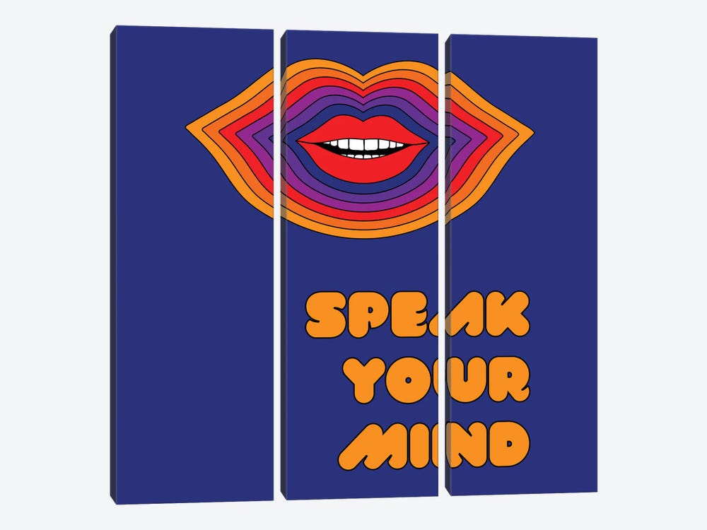 Speak Your Mind by Circa 78 Designs 3-piece Canvas Wall Art