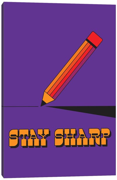 Stay Sharp Canvas Art Print - Circa 78 Designs