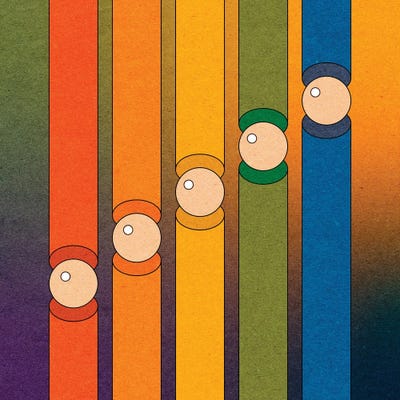 Tubes by Circa 78 Designs canvas print