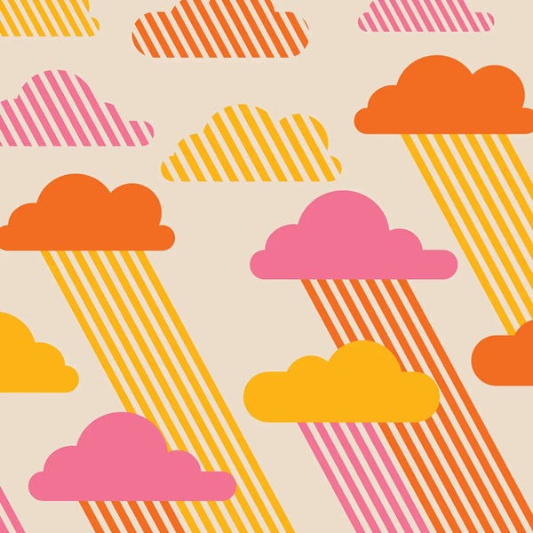 '70s Aesthetic: Pink Skies by Circa 78 Designs