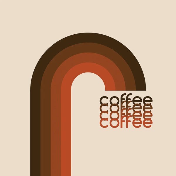 Nostalgia: Cocoa Coffee Rainbow by Circa 78 Designs