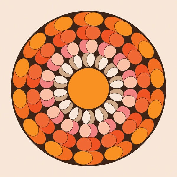 Circular Abstract: Daizey Spin by Circa 78 Designs