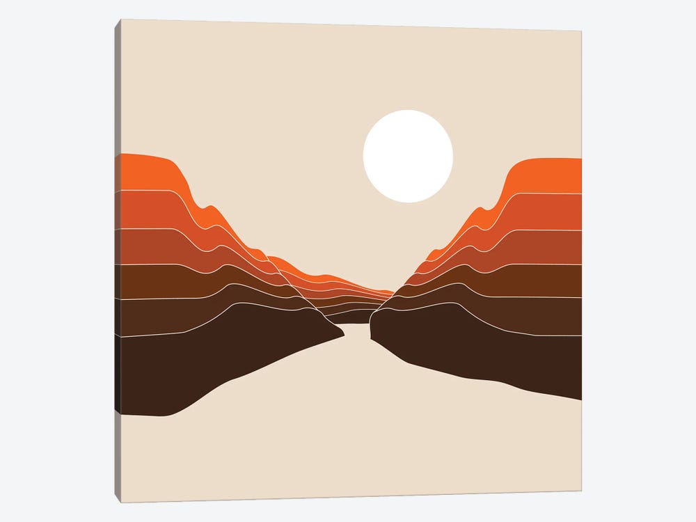 Desert Dusk Ravine by Circa 78 Designs 1-piece Canvas Art Print